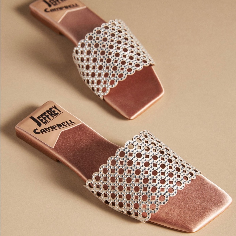 JEFFREY CAMPBELL Dressy Sandals in Neutral - Women’s Size 7 - New In Box